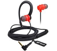 HYS Cuffia Auricolare per Microfono Altoparlante Jack 3.5mm, Compatibile per Motorola Yaesu Radio, Orecchio Sinistro o Destro (REDC-1)