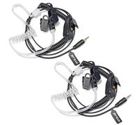 HYS Cuffie per walkie talkie per radio Cobra Microtalk da 2,5 mm, tubo acustico con microfono PTT per Cobra 1Pin MT200 MT525 MT550 PR375 PR385 CX105 CX112 CXT145 CXT235 CXT345 CXT545 CXR922 5 Radio