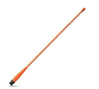 HYS Dualband BNC Radio Antenna 15 pollici 2m / 70cm UHF/VHF Antenna compatibile con 144 / 430MHz Cobra Midland Uniden Handheld/Portable BNC Walkie Talkie (arancione)