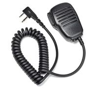 HYS Microfono per altoparlante con PTT e clip girevole - per radio compatibile con Midland G7 pro G8 G9 pro M24 walkie talkie