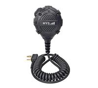 HYS Microfono Portatile con Altoparlante e Telecomando per Spalla Compatibile con BaoFeng UV-5R UV-5RE BF-888S Retevis Kenwood Radio a Due Vie (022)