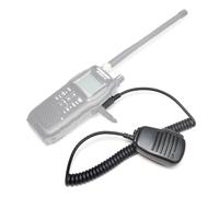 HYS Radio microfono portatile compatibile con trasmettitore radio President Randy III CB, microfono per altoparlante adatto per radio Randy 3, con pulsante PTT