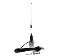 HYS VHF Antenna marina 156-163 MHz Antenna con staffa Cavo RG58 da 5 m compatibile con radio marine mobili VHF per yacht, navi da crociera, camion, camper (nero)