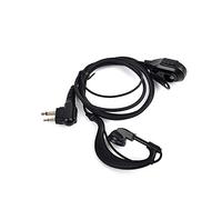 HYS Walkie Talkie 2 Pin Auricolare con Microfono PTT Compatibile per Motorola CP040 DP1400 CP200 GP300 Radio Cuffie