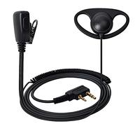 HYS Walkie Talkie Auricolare con microfono PTT Button auricolare compatibile per Kenwood Baofeng UV-5R UV-82 BF-888S Wouxun Walkie Talkie