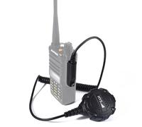 HYS Walkie Talkie Microfono Mano con PTT, Altoparlante Portatile Compatibile con Baofeng UV-9G UV-9R GT-3WP UV-9R Plus UV-9R Plus MK1 UV-9R PRO UV-82WP(T-56) BF-T57 BF-9700