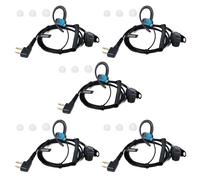 HYSHIKRA Cuffia walkie talkie a 2 pin con microfono e PTT | compatibile con Midland G6 G7 / PRO G9 / PRO G12 GXT250 GXT550 GXT650 LXT80