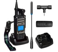 HYSHIKRA QUANSHENG TK-11 (8) Walkie Talkie 10W VHF/UHF 3000mAh Supporto pastella Ricezione a banda piena e trasmissione multi-banda Analizzatore di spettro NOAA (TK-11-8)