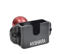 HYSHIKRA Supporto per radio bidirezionale per camion e walkie talkie, accessorio per radio palmare/microfono/altoparlante radio mobile, compatibile con Baofeng Kenwood Motorola Quansheng (BLACK)