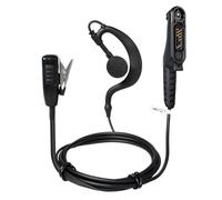 HYSHIKRA Walkie-talkie Auricolare con microfono compatibile con Motorola R7 R7a N30 N50 N70, ION e MXP600 radio bidirezionale multi pin per sicurezza Bodyguard (Forma G)