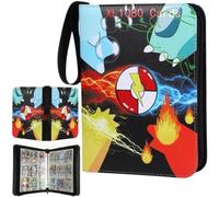 HYSINSE Album per cromos carte da collezione per giochi di carte collezionabilidi 480 buste da gioco,per TCG,regalo per ragazzi e ragazze,album toploader per pokemon tcg