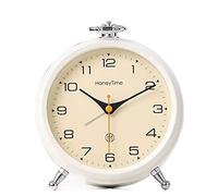 HYSJDMNC Anche Clock CLOCCA DELL'CCHIAMO DELL'CCHIAMAMENTO della Targa Lotta di 6 Pollici Non ticchettio, a Batteria, Sveglia Super silenziosa, Design Elegante Semplice per la Sveglia Digitale da