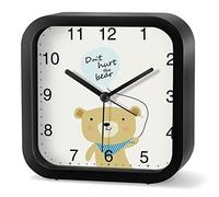 HYSJDMNC Anche Clock Collo SCAGLIO ANCHIO Collo CLOCCO, SILLE No TICIGLIE, Funzionamento Semplice per Luce CLOCCHIO DIMATICA Camera da BEDE/DESCA/Bambini (Colore: Gold) YYuan