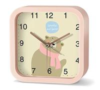 HYSJDMNC Anche Clock Collo SCAGLIO ANCHIO della alla ANCHIO, SILLE No TICHING, Funzionamento Semplice per Luce CLOCCHIO DIMATICA CAMERAZIONE/DESCA/Bassi (Colore: D) YYuan