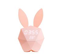 HYSJDMNC Anche CLOCO della alla ANCHITÀ Gli Studenti usano Il Letto Muto per Bambini Luminosi Smart Ricarica Smart Femmina Simpatica Personaggio Creativo personalità di Sveglia Digitale (Colore: a,