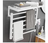 HYSJDMNC Ascolta ELETTRICA ALCHEL ASCOLLE Molto MONTO MONTO con Scaffale Superiore, portavalo riscaldato con Timer e Controllo della Temperatura 6 Riassicenziale riscaldato (Bianco a Destra) YYuan