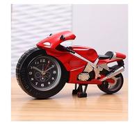 HYSJDMNC Dressa di Sveglia per la Sveglia, Sveglia Unica in Quarzo Moto per la Decorazione degli scaffali del Desktop, Regalo per Gli Amanti dei Motori, Anche Digitale per Bambini (Colore: B) YYuan