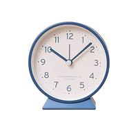 HYSJDMNC Drum Clock da 3 Pollici, Movimento di Sweep Silenzioso, Luce Notturna, Batteria a Batteria, Allarme Digitale della scia Delicata (Colore: Oro) YYuan