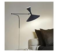 HYSJDMNC - Lampada da Parete a bilanciere Lampada da Parete Minimalista Girevole per Applique Compatibile con Soggiorno Sala da Pranzo Decorazioni per la casa a LED Plug-in Vintage s
