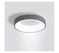 HYSJDMNC Lampadari a soffitto a LED a Cerchio Rotondo Illuminazione per Soggiorno Sala da Pranzo Cucina Ristorante Decorazioni per la casa Lampade a Sospensione (Grigio D60cm)