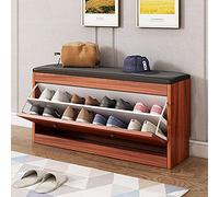 HYSJDMNC Panca in pelle PU PANCHE SCARPE CABINATURA CAMPIO SCOOL, Organizzatore di archiviazione per scarpe per la casa, panca di ingresso con portapate nascosta e 80x24x50cm (31x9x20inch) YYuan
