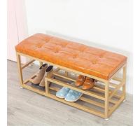 HYSJDMNC Sgabello ottomano moderno imbottito imbottito con scarpa da scarpe da scarpe da scarpe organizzatore panca per la camera da letto in un salotto colavoro colaio 100x35x45cm (39x14x18 pollice)