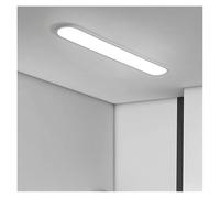 HYSJDMNC Tavolo da Pranzo Ristorante Nordico Lampadari a Una Parola Lampadari Moderni semplici a soffitto a LED Illuminazione Creativa Rettangolare Lampada a Sospensione (3 Colori Bianco 100 cm)