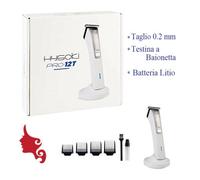 HYSOKY PRO12T Tosatrice Trimmer Cordles Professionale taglio "0" Batteria litio