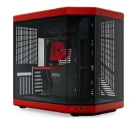 Hyte Case Midi Tower Y70 Nero e Rosso con Pannello in Vetro Temperato
