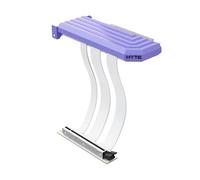 Hyte PCIe 5.0 Hyper Riser - Cavo riser verticale PCI Express Gen 5.0 con slot in metallo rinforzato, colore: Latte taro (viola)