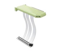 Hyte PCIe 5.0 Hyper Riser - Cavo riser verticale PCI Express Gen 5.0 con slot in metallo rinforzato, latte matcha (verde)