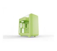 Case Hyte X50 TG Matcha Milk Torre Media Verde Pannello Mesh Vetro Temperato