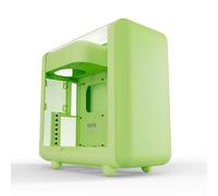 Case Hyte X50 TG Matcha Milk Torre Media Verde Pannello Mesh Vetro Temperato