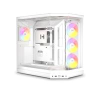 HYTE Y50 RGB Essential - Case per PC da gioco, 4 ventole aRGB incluse (1 x 120 mm + 1 x 360 mm di retromarcia), telaio ATX a doppia camera per desktop - Compatibile con scheda madre posteriore