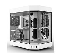 HYTE Y60 Modern Estetic Dual Chamber Panoramic Tempered Glass Mid-Tower ATX Computer Gaming Case con PCIE 4.0 Riser Cable Incluso, Biancaneve (CS-HYTE-Y60-WW)