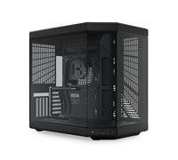 HYTE Y70 - Case da gioco ATX in vetro temperato panoramico a doppia camera con design moderno, con cavo riser PCIE 4.0 incluso, nero (CS-HYTE-Y70-B)