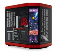 HYTE Y70 Touch Infinite Black Cherry Case Midi Tower Display IPS Touch 2.5K Vetro Temperato No-Power E-ATX/ATX/mATX/Mini-ITX