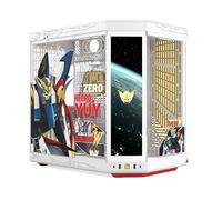 Hyte Y70 Touch Infinite Gundam Wing - Custodia per PC desktop Mid-Tower ATX Gaming, in vetro temperato panoramico, doppia camera, telaio ad alto flusso d'aria, cavo PCIE 4.0 Riser incluso, colore
