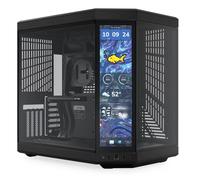 HYTE Y70 Touch Infinite Pitch Black Case Midi Tower Display IPS Touch 2.5K Vetro