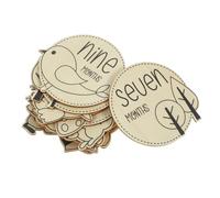 HYTROVE 12pezzi Cartoline Per Ragazzo Ragazza Con Tema Animali Segnalini Di Crescita Per Fotografie Accessorio Per Registrare Momenti Speciali Del Anno Di Vita
