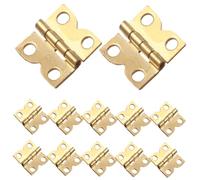 HYTROVE 1set Cerniere Miniature Ottone Per Bambole Di Cerniere Pieghevoli Con Viti Per Decorazioni Di Case Miniatura Accessori Per Diy e Modellismo