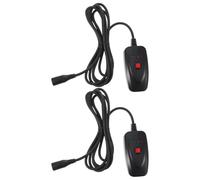 HYTROVE 2 Pezzi Controller Cablato per Macchina del Fumo in Plastica Interfaccia a 3 Pin, Controllo Efficiente per Feste e Eventi Professionali