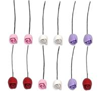 HYTROVE 2 set Mini Bouquet Di Tulipani Per Casa Delle Bambole Accessori Mini Fiori Di Tulipano Mini Tulipani Per Lavoretti Mini Tulipani Artificiali Piccoli Fiori Viola 12 pezzi * 2