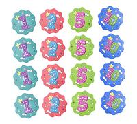 HYTROVE 300pezzi Adesivi Creativi Forma Di Fiore Per Scuola Cartellini Di Riconoscimento Per Ragazzo Ragazza Incentivi Per Insegnanti e Genitori Forniture Scolastiche Colorate e Divertenti
