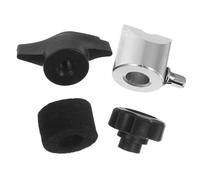 HYTROVE 4 Accessori Per Batteria: Kit Di Sostituzione Per Supporto Piatti, Morsetto Porta Piatti, Feltrini E Dadi Ad Alette Adatti Per Batterie Elettroniche E Acustiche, Colori Assortiti.