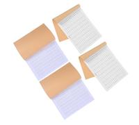 HYTROVE 4 Pezzi Libro Contabile per Ufficio e Casa Bianco in Carta, Registro per Gestione Spese e Controllo Inventario Efficiente, Adatto a Piccole Imprese