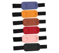 HYTROVE 6pezzi Custodia in Pelle Pu Elastica per Penna Accessorio di Conservazione Protettivo per Diario Pianificatore o Libro Design Salvaspazio Compatto Colore Casuale