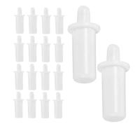 HYTROVE 80 Pezzi Kit Riparazione Perni per Persiane in Plastica Bianco Accessori Completi per Riparazioni Rapide Fai da Te per Persiane e Tende da Finestra