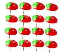 HYTROVE alla Fragola Resistenti e Facili da 30 in Resina e Metallo, Accessori per Bacheche in Sughero per Lezioni di Geografia Viaggio