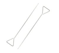 HYTROVE Bastone per Diffusione Cellulare Superficie Liscia 2 Pezzi in Acciaio Inossidabile 165mm X 40mm per Accessori da Laboratorio Professionali